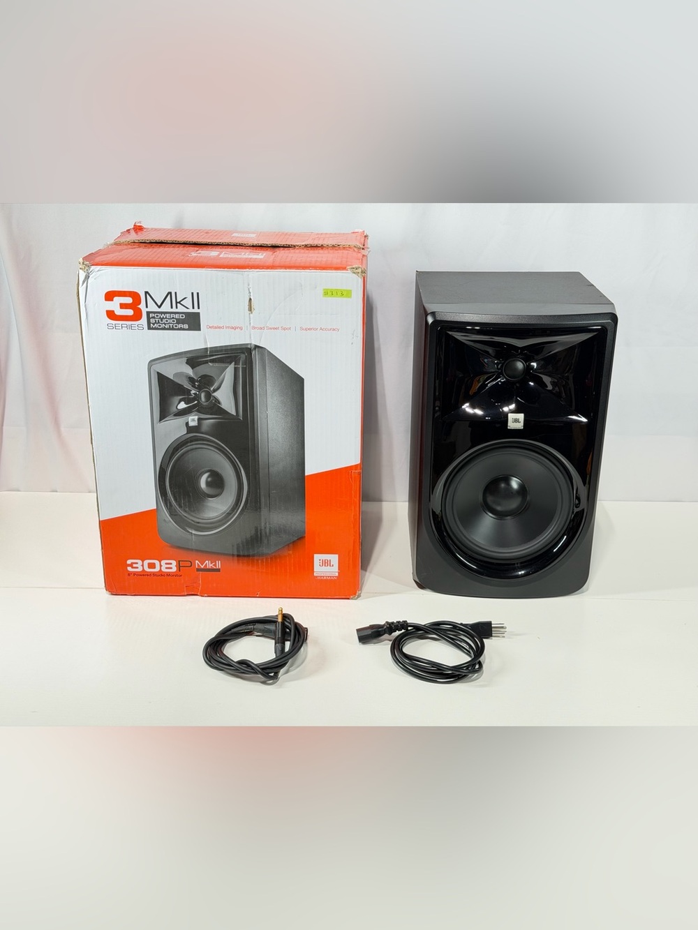 #313 JBL 308P MkII 8" Two Way Studio Monitor Speaker
